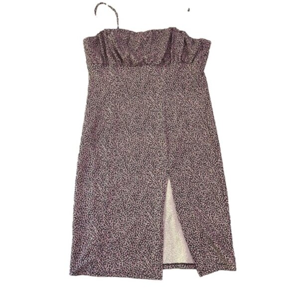 H&m dress liberty floral pink white black lightweight open to the leg summer XL - Picture 7 of 14